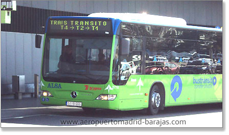 Imagen Bus Tr&aacute;nsito entre terminales en Madrid-Barajas