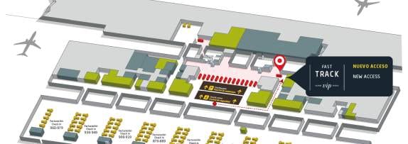 mapa ubicación Fast-Track de la T4